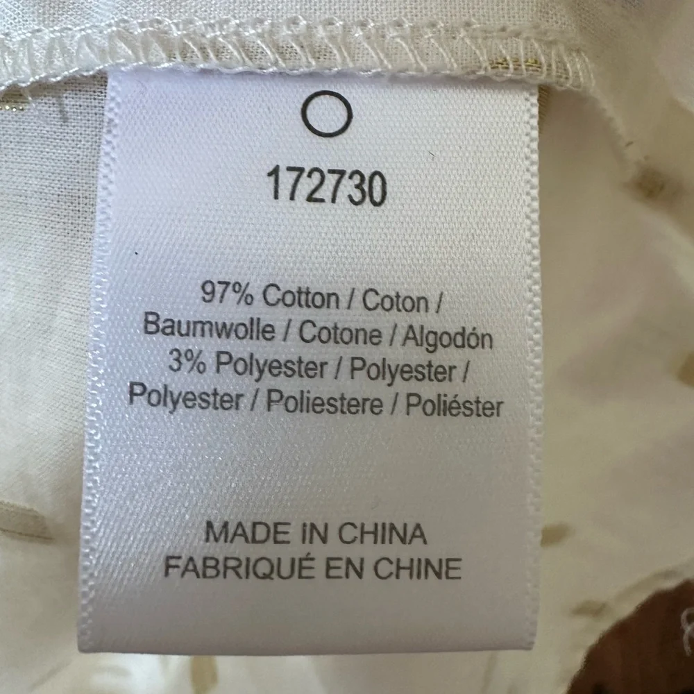 Anthropologie DOLAN off white tie blouse - Picture 5 of 11